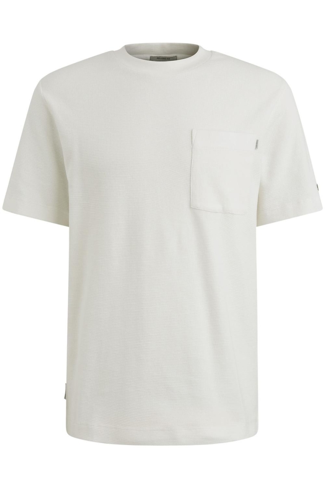 T SHIRT MET WAFELSTRUCTUUR CTSS2504582 7002 SNOW WHITE